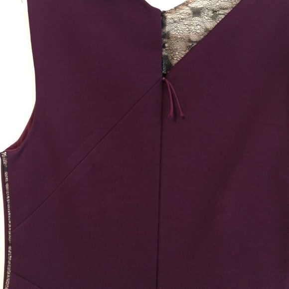 J. MENDEL** Burgundy Cocktail Dress $2895*US 2 - Picture 6 of 8